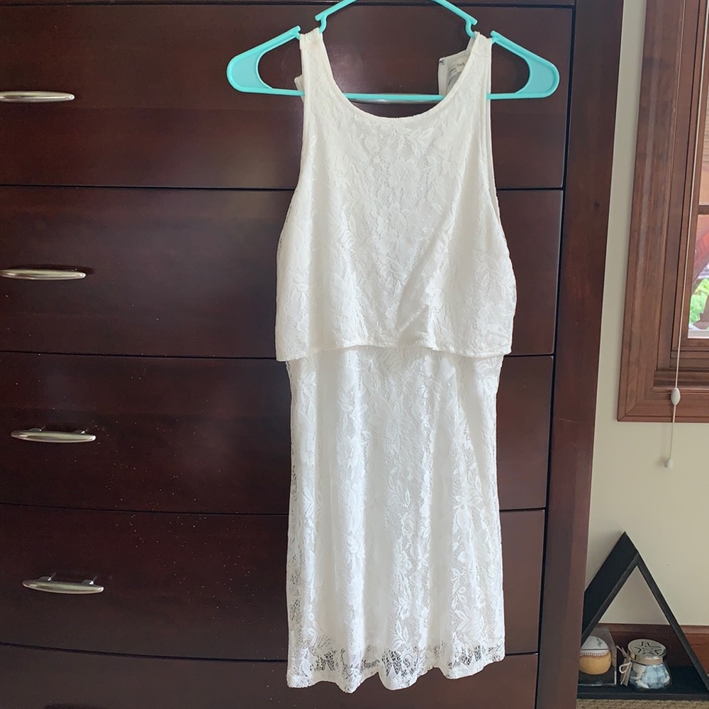 White homecoming dress